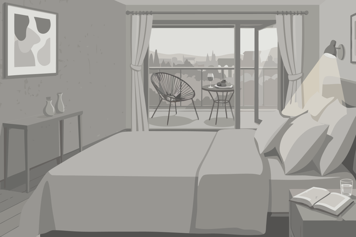 Chambre Simple - Vue sur Jardin